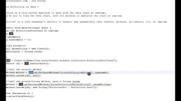 What is Reflection in Java Java Interview Question And Answer