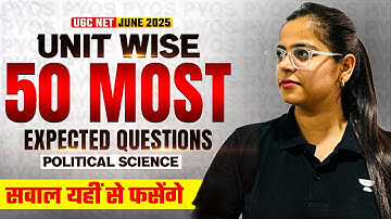 🔥PYQs Unit - 4 Comparative Politics  | UGC NET Political Science June 2025 | By Poorti Ma