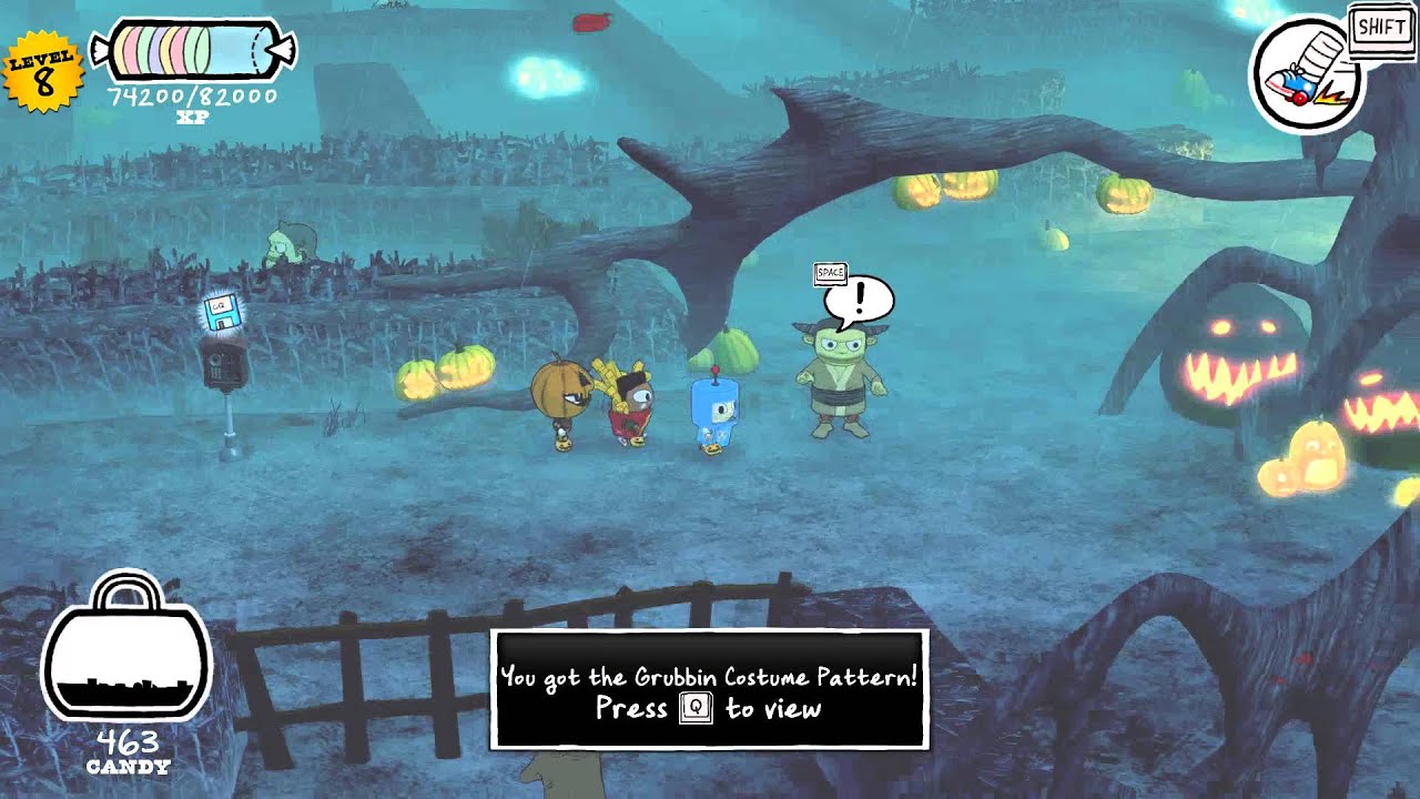 Let's Play Costume Quest 11 Pumpkin Hedge Maze YouTube