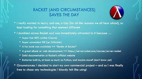 Aki Iskandar — Web APIs built with Racket