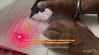 I Made a Traffic Light Using ONLY Paper, 3 LEDs & Push Buttons! 🚦🤯