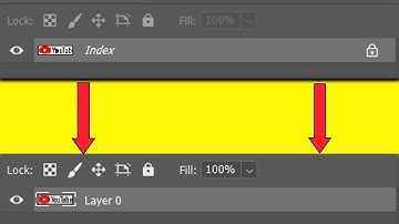 How To Unlock Index Layer in Photoshop