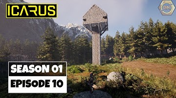 Build A Watch Tower And Beacon! Icarus Open World Gameplay [S01E10]