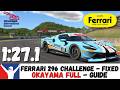 iRacing Ferrari Challenge Okayama Guide 1:27.1 Ferrari 296 Challenge Fixed Okayama Full Track Guide