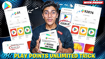 GOOGLE PLAY POINTS EARN TRICK | HOW TO EARN GOOGLE PLAY POINTS WITHOUT SPENDING MONEY 2024 ✅
