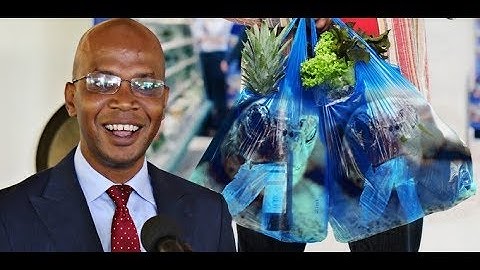 Waziri MAKAMBA Afanya Msako wa Mifuko ya Plastiki Mtaani