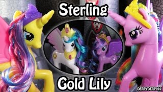 Mlp Derpy-Io 3 Princess Sterling & D Lily Rainbow Power My Little Pony Toy Reviewparodys