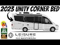 New 2023 unity corner bed class c rv walkthrough  leisure travel vans