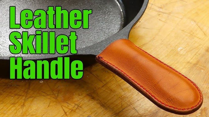Genuine Leather Cast Iron Skillet Handle Cover