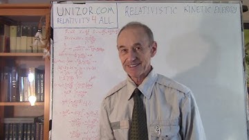 Relativistic Kinetic Energy: UNIZOR.COM - Relativity 4 All - Conservation
