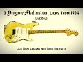 3 Yngwie Malmsteen Licks From 1984