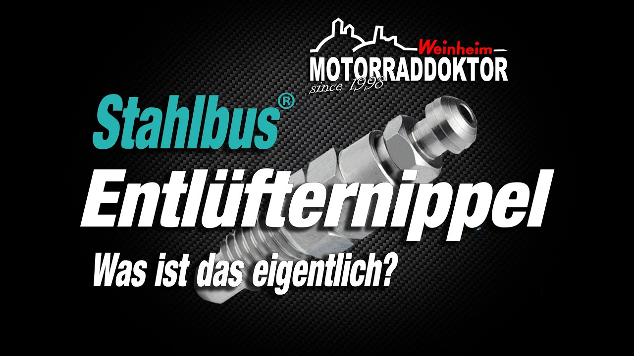 Stahlbus-Hohlschraube mit Entlüfter M8x1.0