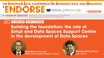 ENDORSE warm up event: Simpl and Data Spaces Support Centre 19/06/2025