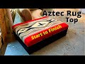 Aztec Rug Ottoman