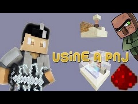 USINE A PNJ ULTRA FACILE EN 1.8 OU 1.9 MINECRAFT - YouTube