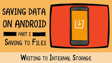 Writing To Internal Storage - Saving Data in Android - raywenderlich.com