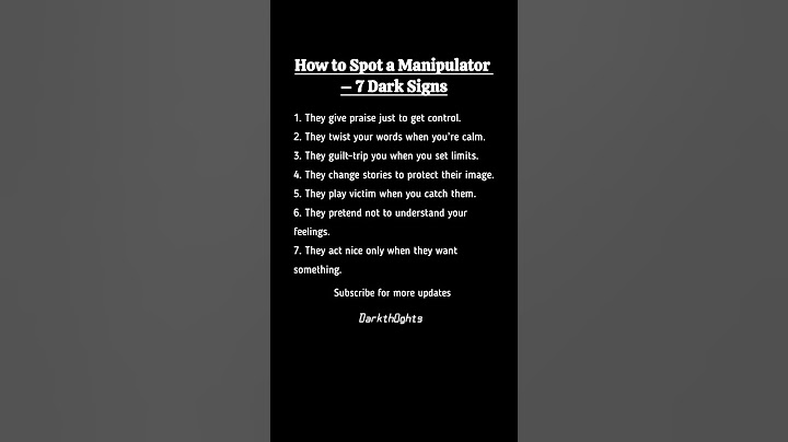 How to spot a Manipulator |Psychological Tricks #shorts #psychology #manipulation #fyp #trending