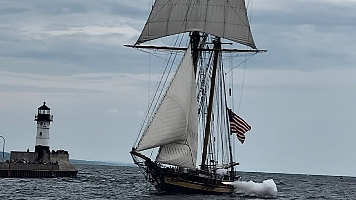Cannons! Duluth Tall Ship Parade (St Lawrence 2, Charley, Pride of Baltimore 2, Vista Star) Pt 3