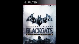 142# BATMAN ARKHAM ORIGINS BLACKGATE PS3