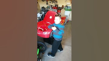 lightning McQueen power wheels upgraded to 12 volt.