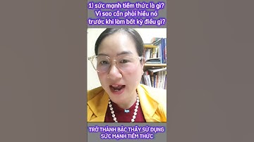 1) sức mạnh tiềm thức là gì? Vì sao bạn cần hiểu nó trước khi làm bất kỳ điều