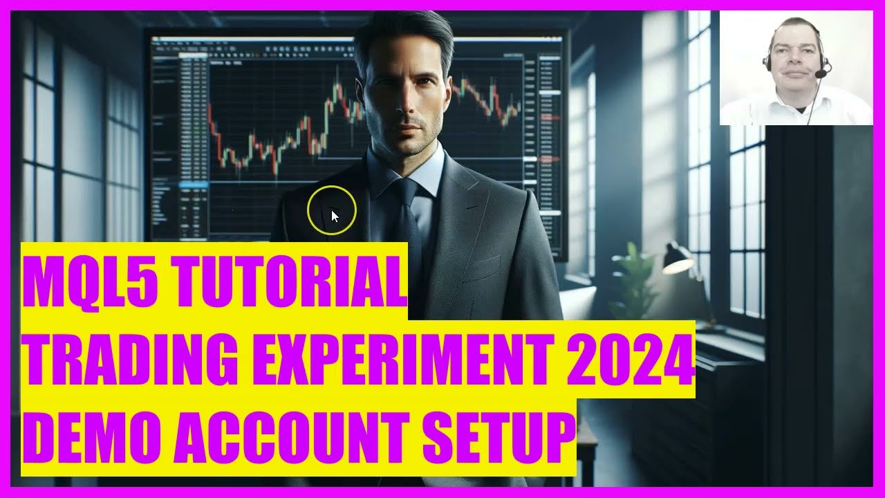 MQL5 TUTORIAL - LIVE TRADING EXPERIMENT 2024 - DEMO ACCOUNT SETUP