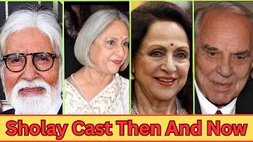 Sholay Movie Actors Then And Now 2023 | Sholay Movie Cast | Then and Now