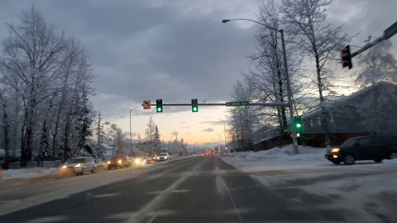 driving around Muldoon Alaska