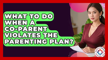 What To Do When A Co-Parent Violates The Parenting Plan? - Single Parent Support Hub