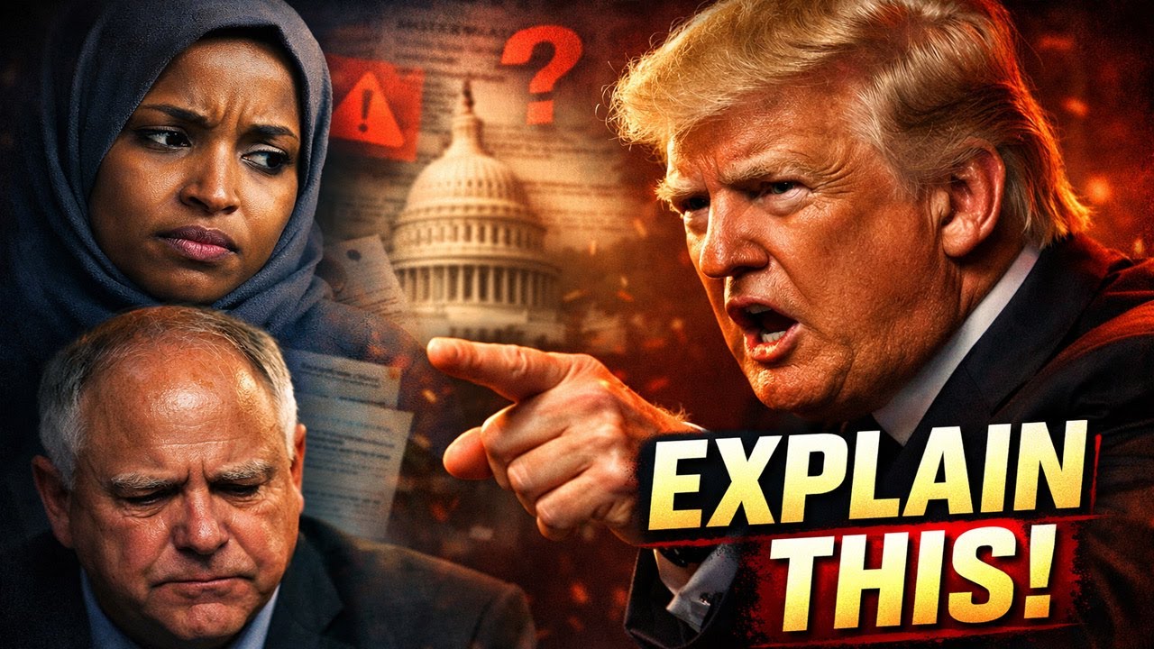 Trump Drops the Hammer on Omar & Walz — Accountability Under Fire
