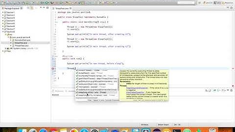 46 - Multithreading in Java - Sleeping Threads
