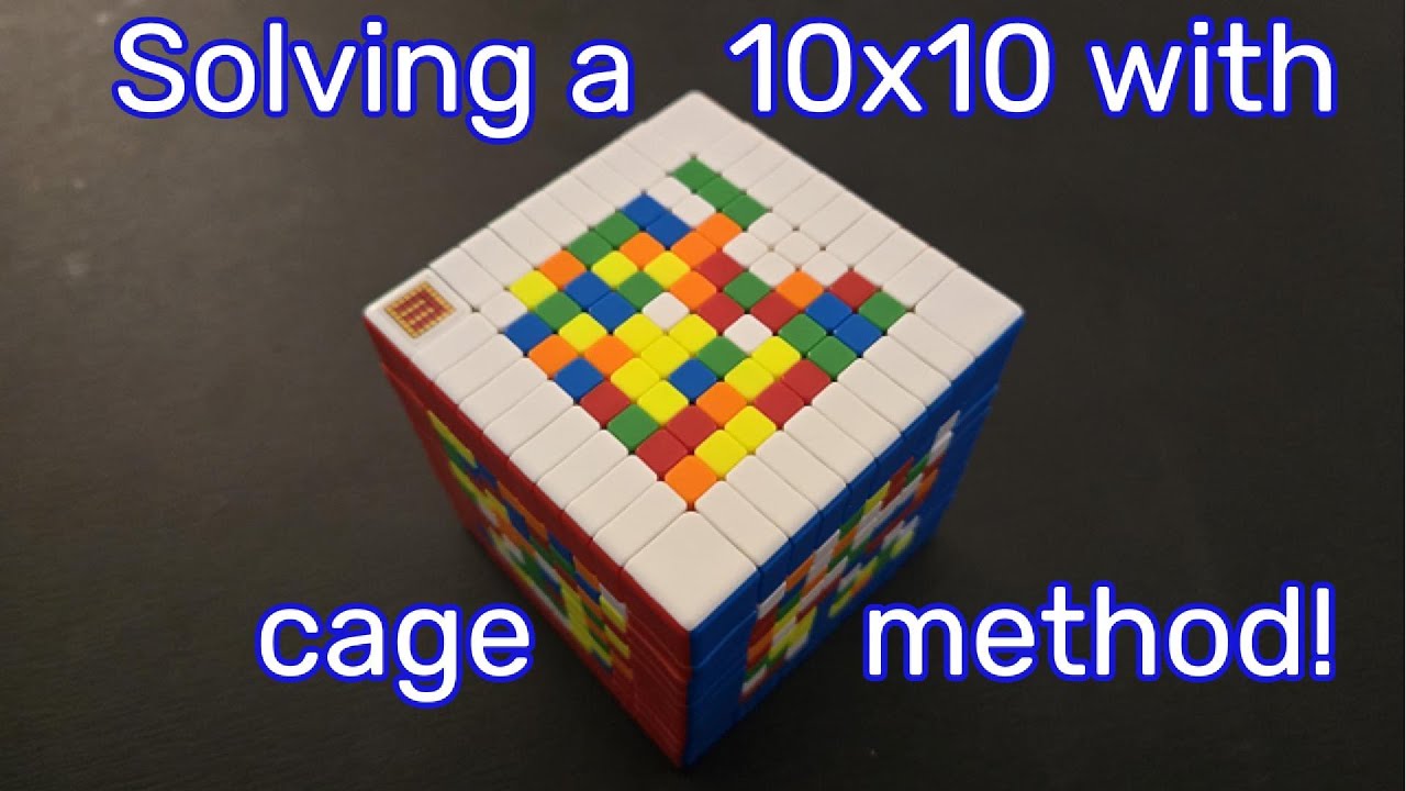 Solving a 10x10 with cage method!