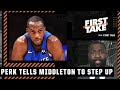 Perk expects Khris Middleton to average 30 and elevate his game if Giannis misses games | First Take - ESPN