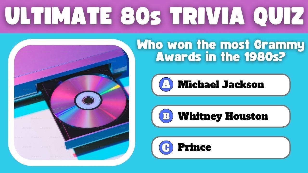 Only the Ultimate 80s Fans Will Score 100% on This Trivia Quiz! 📀💥