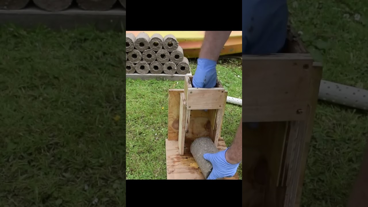 How to make Cardboard Briquettes Homemade Press Vs Amazon fire logs bricks