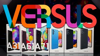 картинка: БОЛЬШОЕ СРАВНЕНИЕ Samsung Galaxy A72/71/52/51/32/31