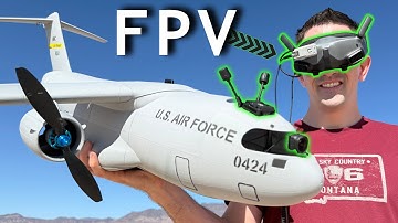 Complete Guide To Setup FPV in your RC Airplane | 3D Printed C-17 FPV Kit Installation Guide