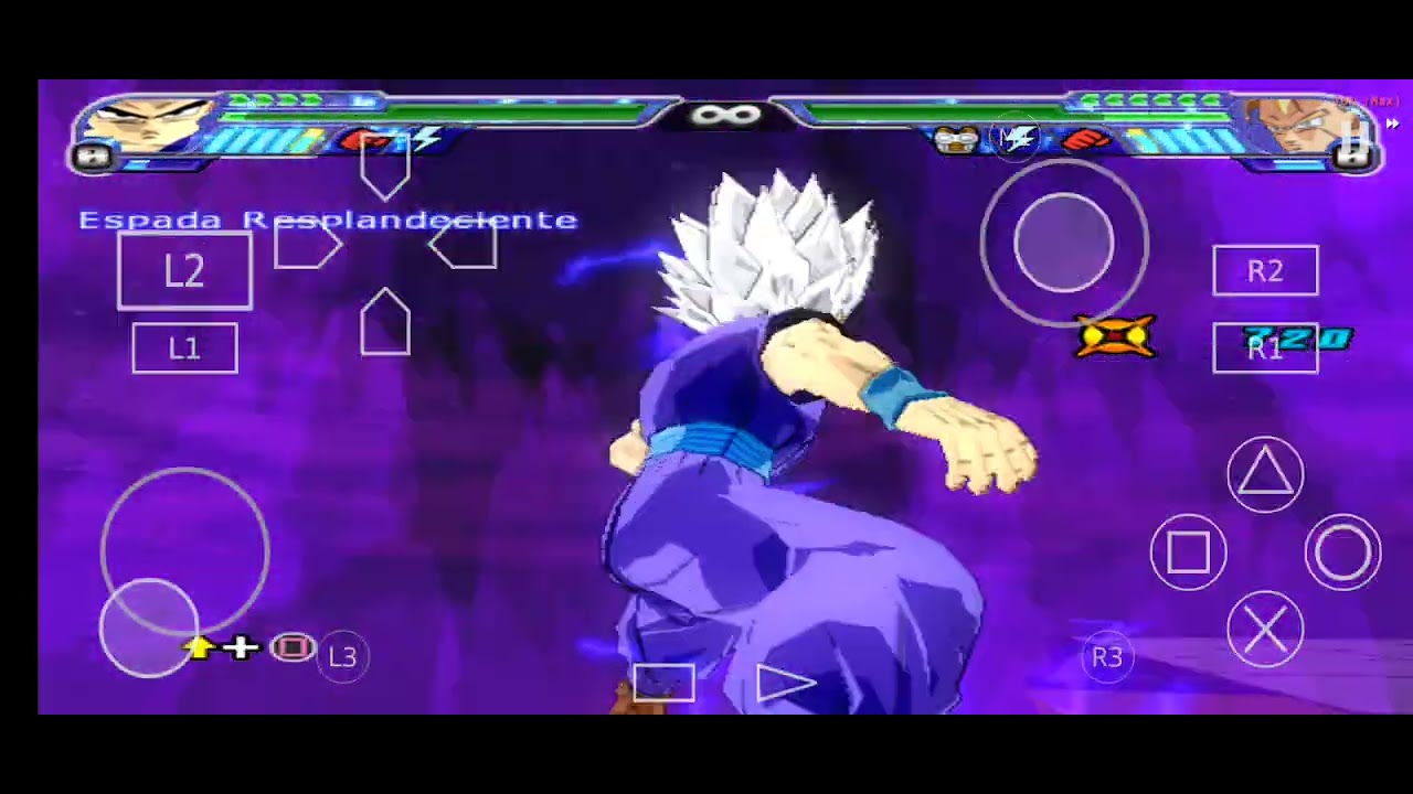 joven Gohan bestia vs Gohan del futuro bestia ISO de Flowerz Games