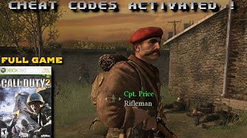 Call of Duty 2 | XBox 360 | Cheat Codes Activated | Full Game | No Talking