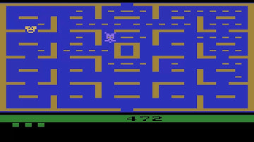 ATARI 2600 PAC MAN PACMAN HACK Cat & Mouse Pac Man Hack 2001 George Veeder HOMEBREW