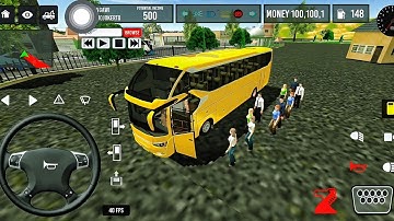 euro coach bus simulator 🤩🚌|| new coach bus simulator part-08 Android gameplay - JENNA BUS GAMER 