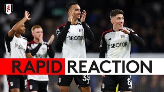 RAPID REACTION: Marco Silva & Antonee Robinson on Spurs win 🔥