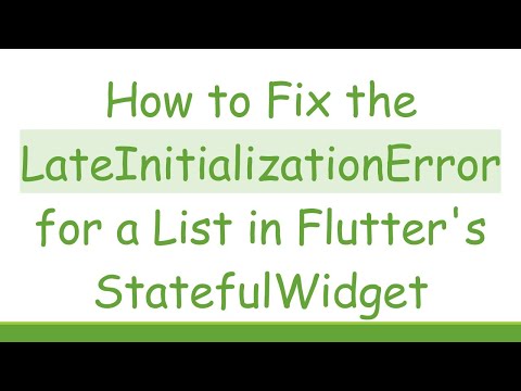 How to Fix