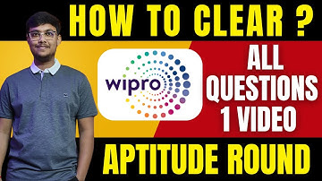 WIPRO APTITUDE QUESTIONS AND ANSWERS | all in 1 video | ACTUAL QUESTIONS ASKED BY WIPRO |