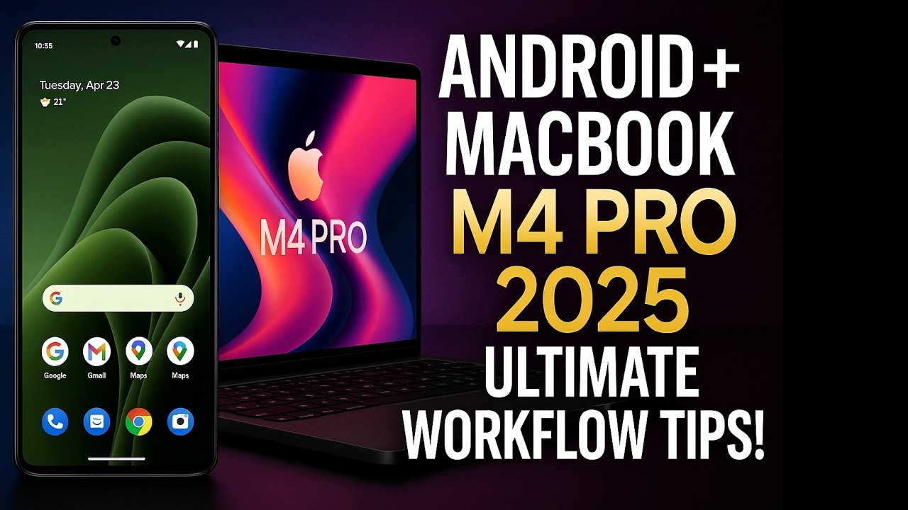 How I Use My Android Phone with a MacBook M4 Pro (Seamless Ecosystem ...