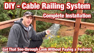 DIY  Cable Railing System Installation  Complete & Detailed Explanation!