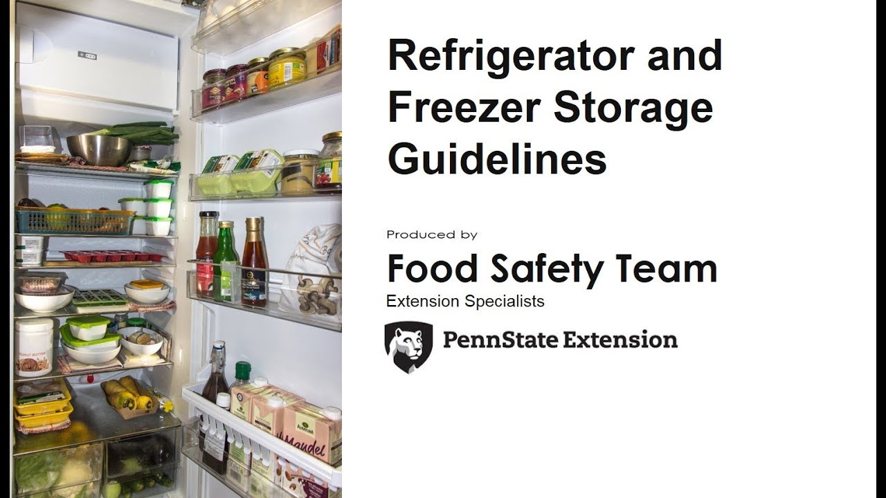 Servsafe Refrigerator Storage Chart