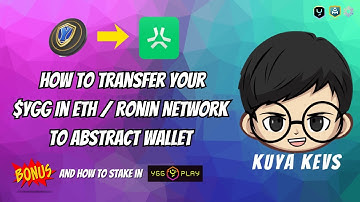 Your YGG Token in ETH/RONIN to Abstract Wallet