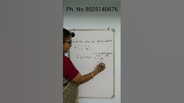 EIGEN VALUE-CHARACTERISTIC EQUATION -MATRIX-UG TRB MATHS-ONLINE CLASS #ugtrb #ugtrbmaths #ugtrb2025
