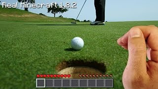 Real Life Minecraft - GOLF CHALLENGE #2